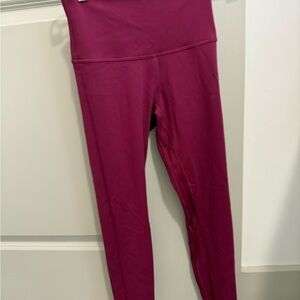 Lululemon Magenta Leggings 7/8